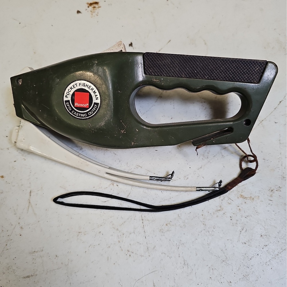Ronco Ron Popeil Original Pocket Fisherman Spin Casting Seen on TV Untested